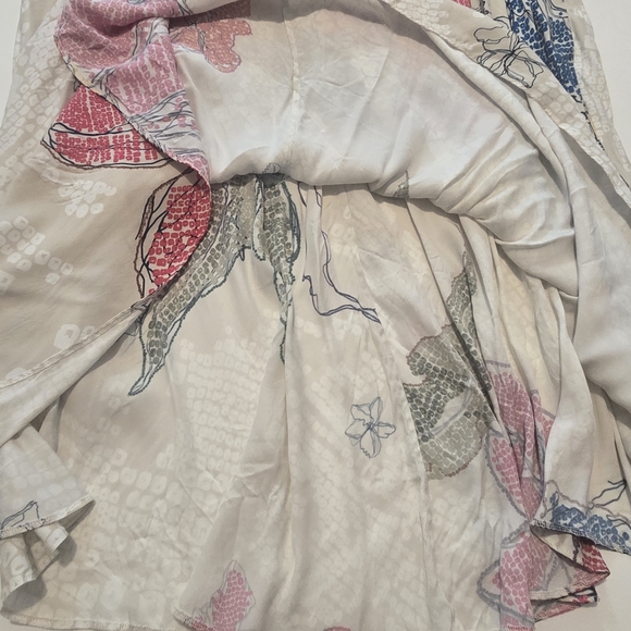 Saaksha & K Yazmin Casual Dress V-Neck Sleeveless Tie closure Size M - Picture 3 of 10